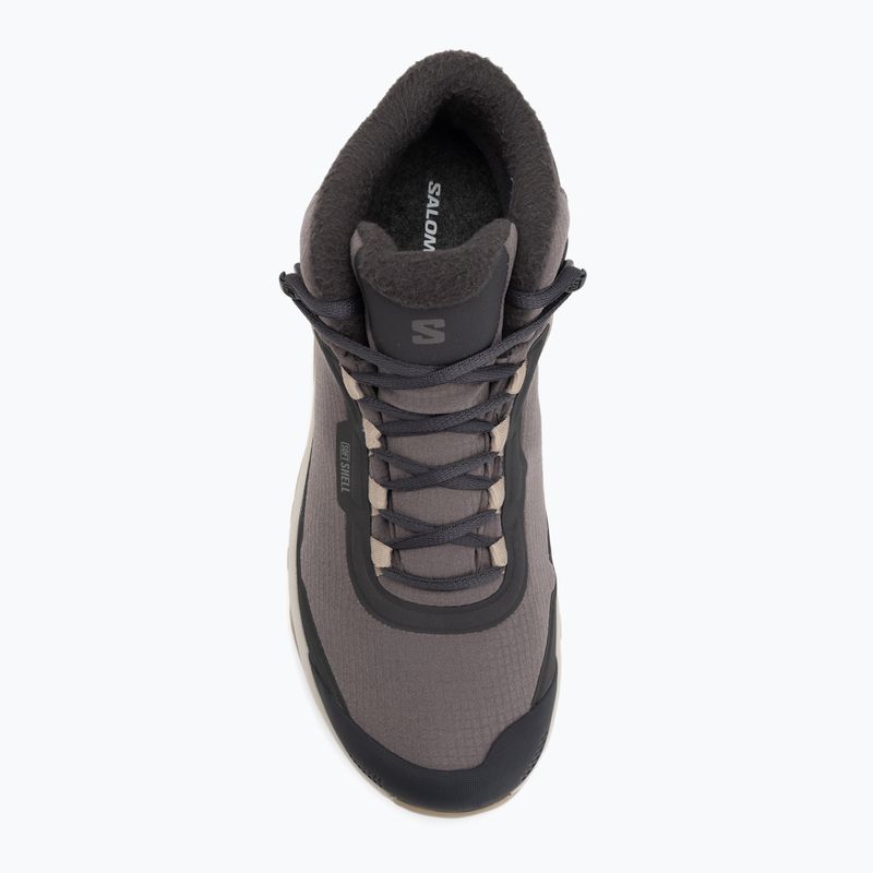 Buty trekkingowe damskie Salomon Shelter WP plum kitten/phantom/desert tan 5
