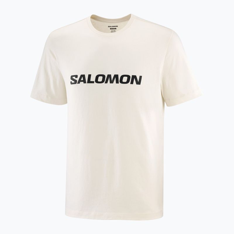 Koszulka męska Salomon Logo whisper white 3