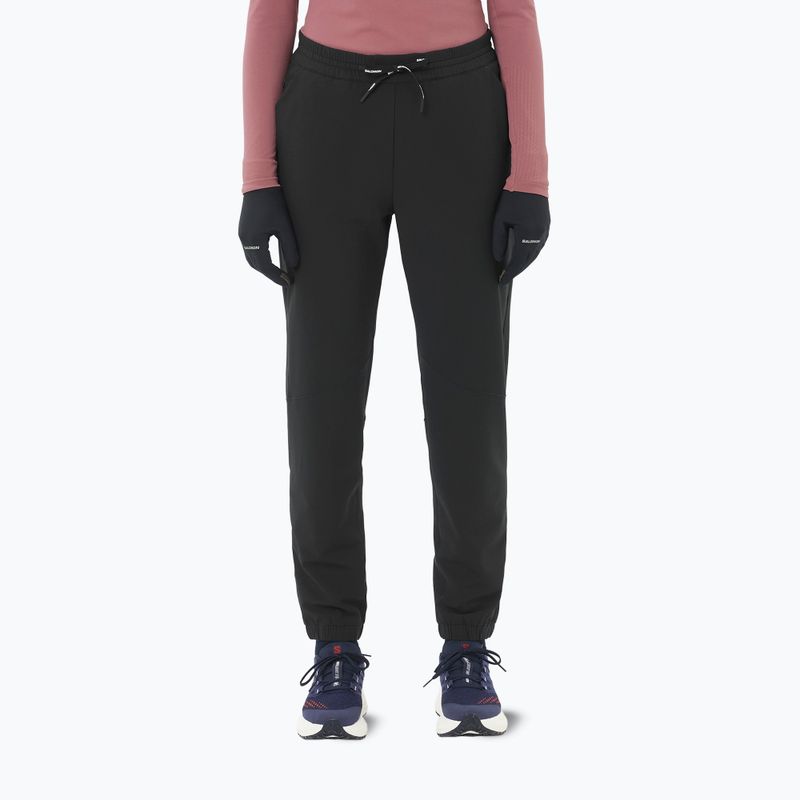 Spodnie do biegania damskie Salomon Shakeout Hexaflow Pants deep black