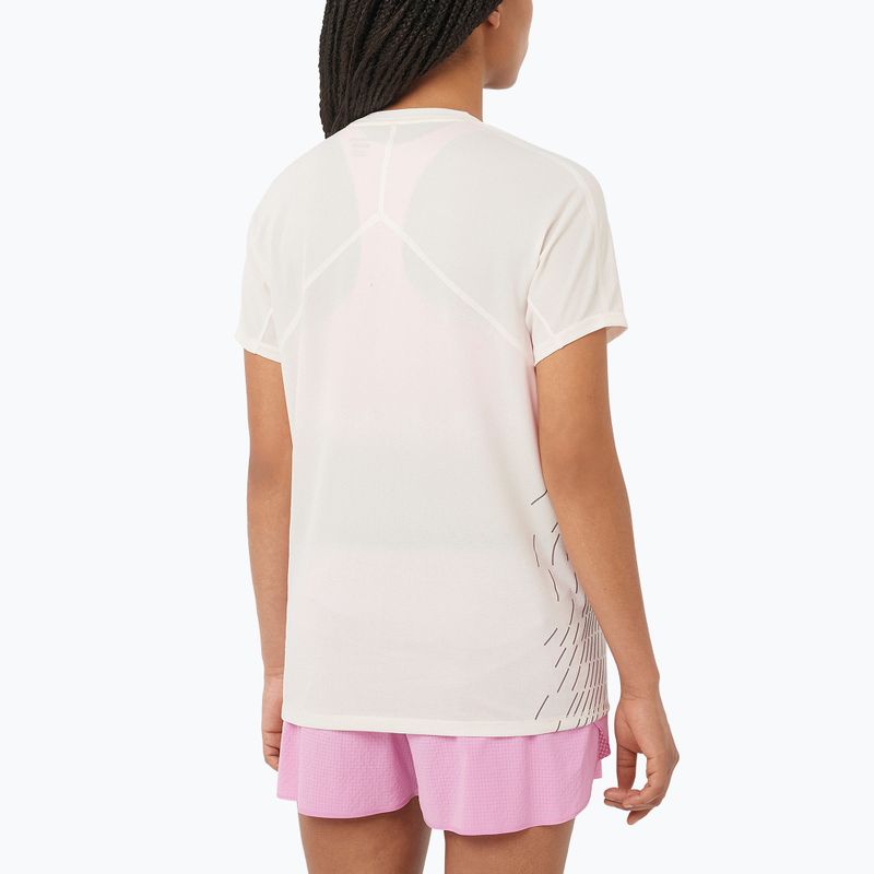Koszulka do biegania damska Salomon Sense Aero SS Tee GFX whisper white 3