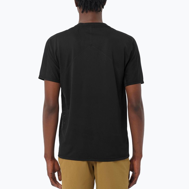 Koszulka do biegania męska Salomon Sense Aero GFX deep black 2