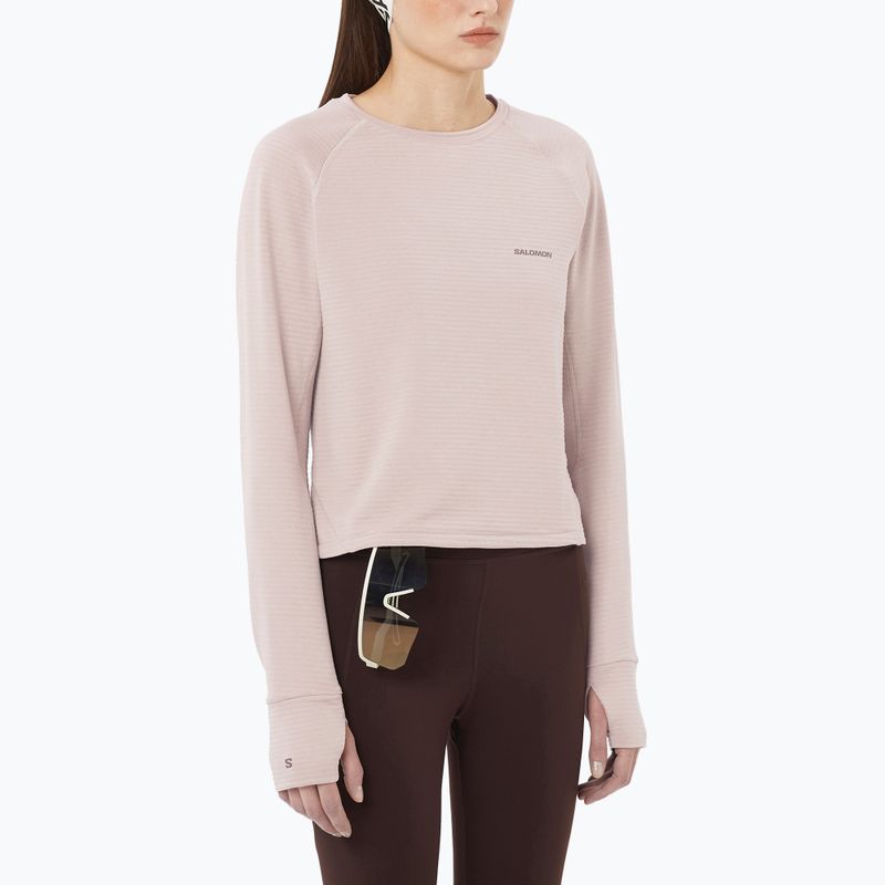 Bluza trekkingowa damska Salomon Essential Lightwarm CN etherea