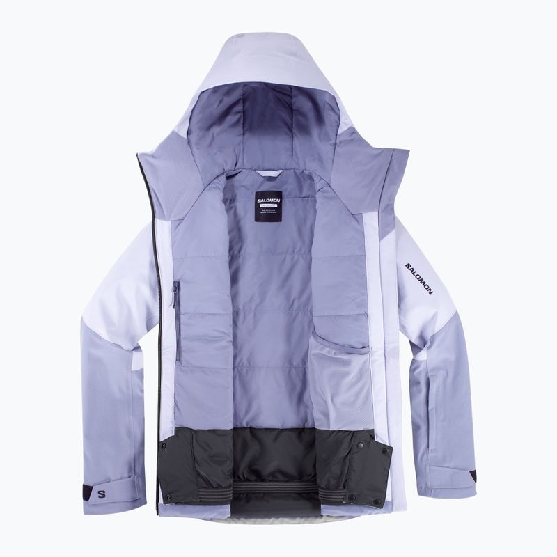 Kurtka narciarska damska Salomon Highland cosmic sky/blue granite 9