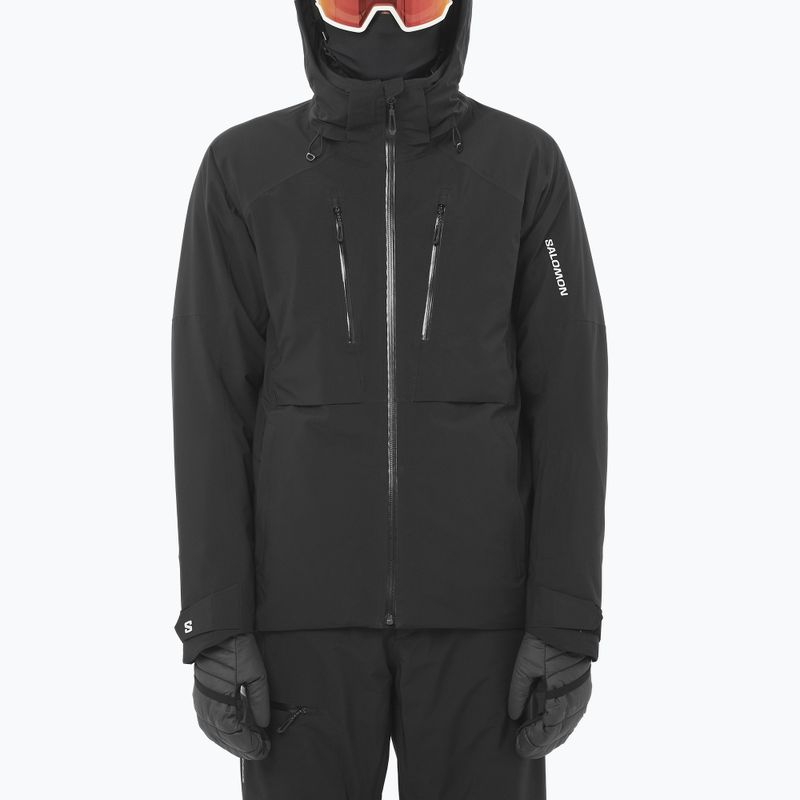 Kurtka narciarska męska Salomon Brilliant 2.0 deep black