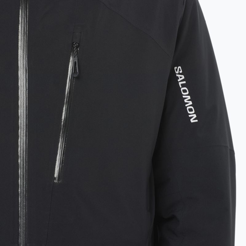 Kurtka narciarska męska Salomon Brilliant 2.0 deep black 4
