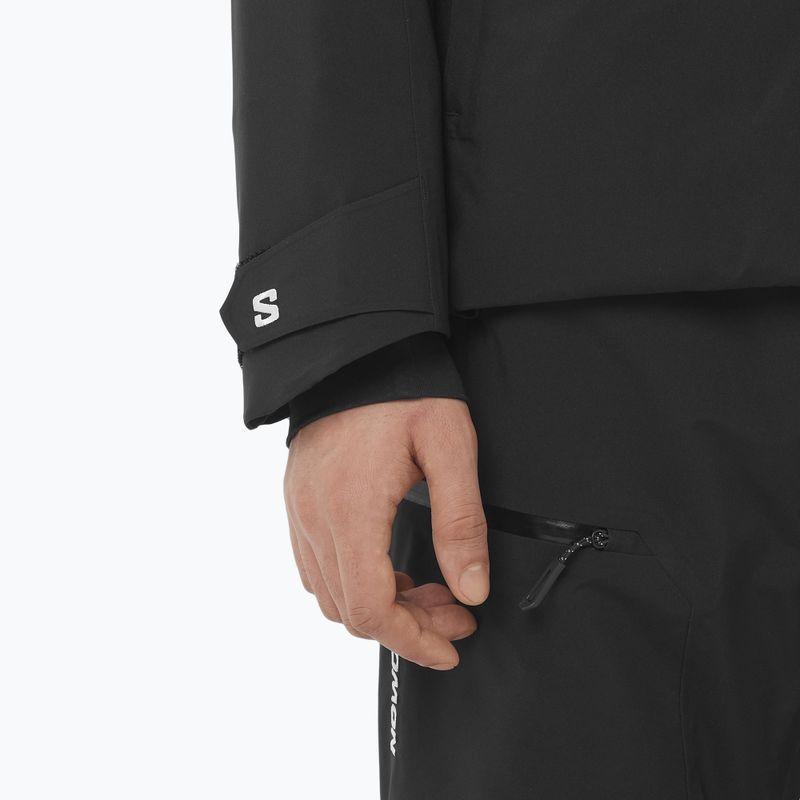 Kurtka narciarska męska Salomon Brilliant 2.0 deep black 5