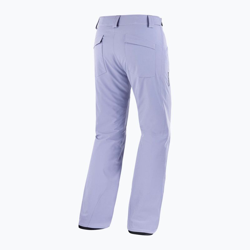 Spodnie narciarskie damskie Salomon Edge blue granite 9