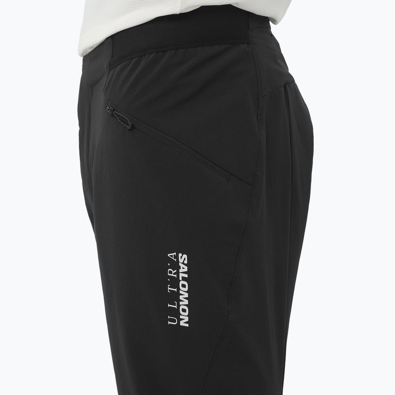 Spodnie do biegania męskie Salomon Ultra deep black 3