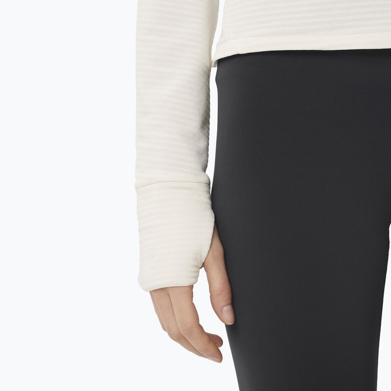 Bluza polarowa damska Salomon Essential Lightwarm whisper white 4