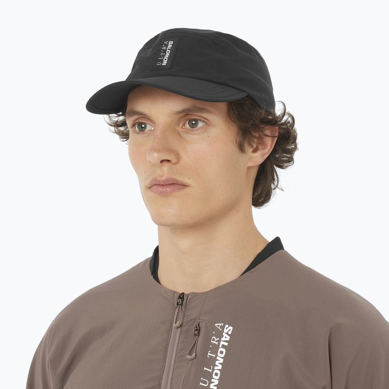 Czapka z daszkiem Salomon S/LAB Ultra Waterproof deep black 4