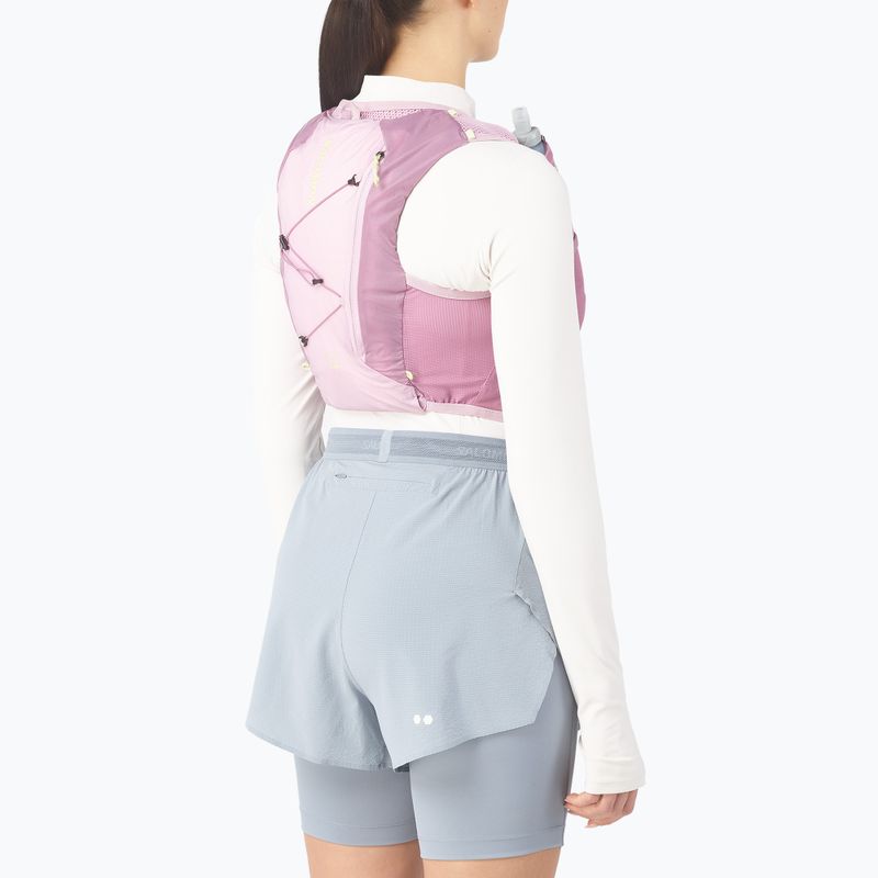 Kamizelka do biegania damska Salomon Active Skin 4 Set dusky orchid/daw 4