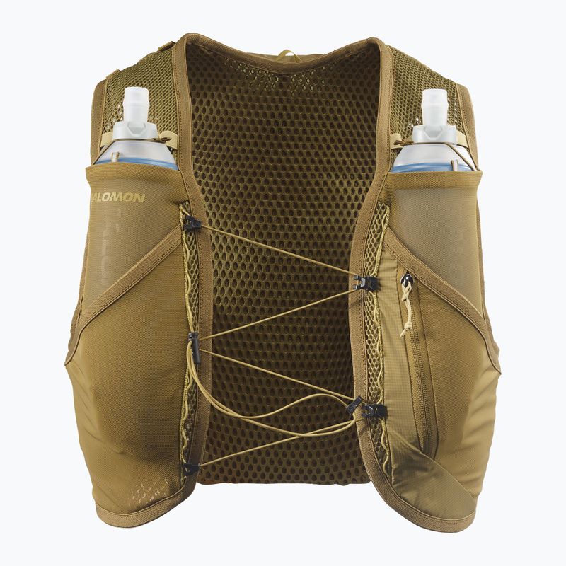 Kamizelka do biegania Salomon Active Skin 8 Set brilliant olive/willow