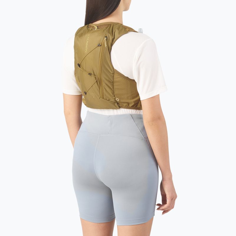 Kamizelka do biegania Salomon Active Skin 4 Set brilliant olive/willow 4