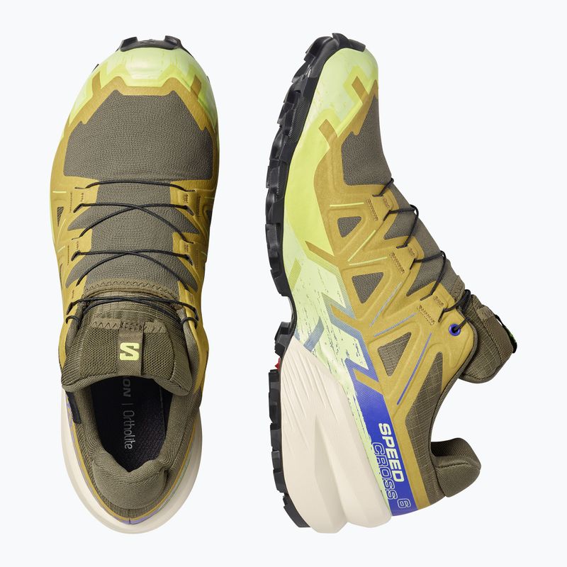 Buty do biegania męskie Salomon Speedcross 6 GTX grape leaf/aspargus green 11