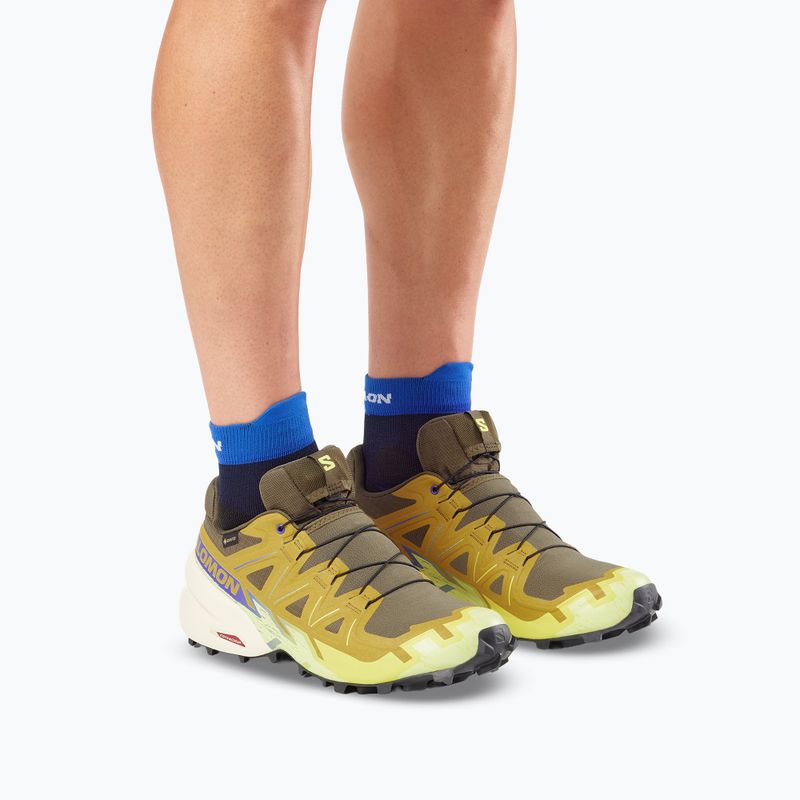 Buty do biegania męskie Salomon Speedcross 6 GTX grape leaf/aspargus green 13