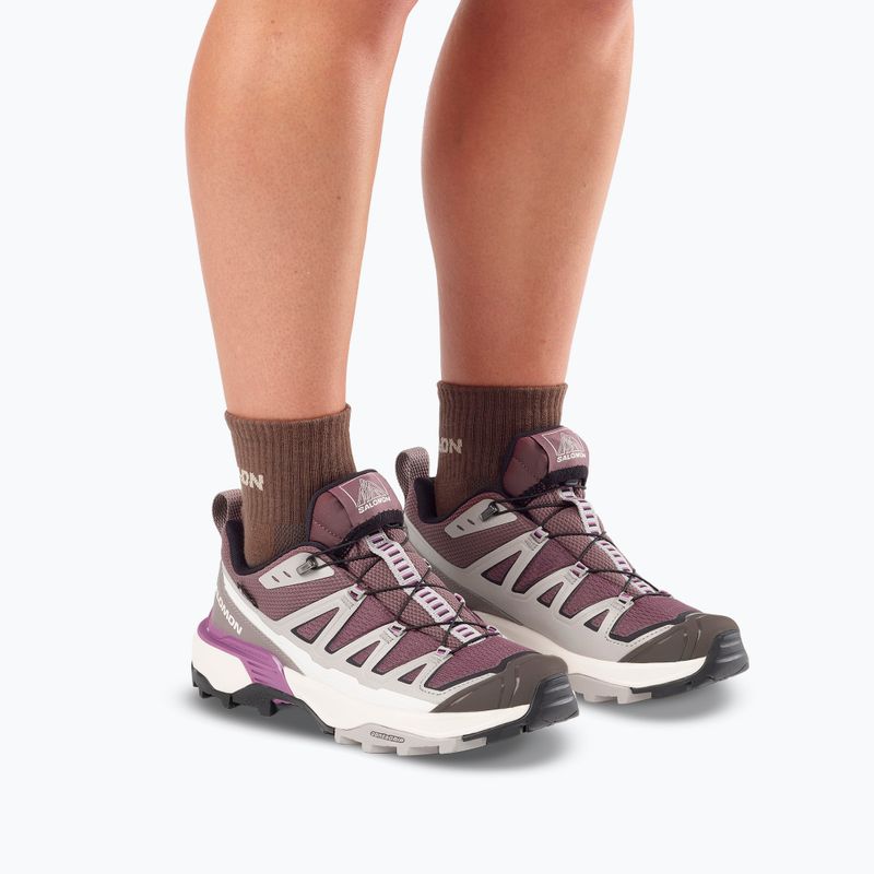 Buty trekkingowe damskie Salomon X Ultra 360 Edge GTX huckleberry/paloma 6