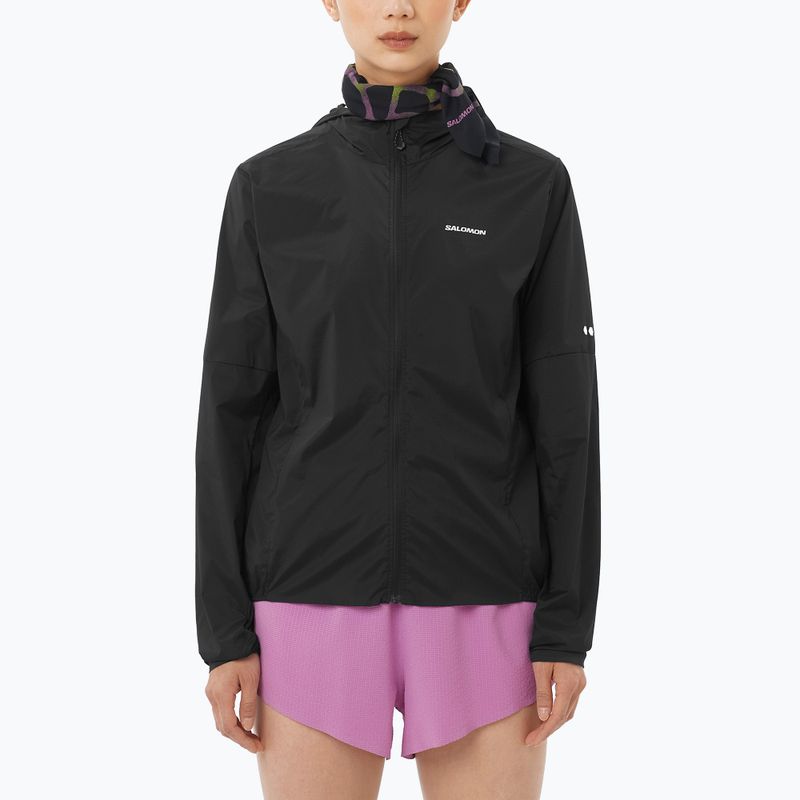 Kurtka do biegania damska Salomon Sense Aero Wind black