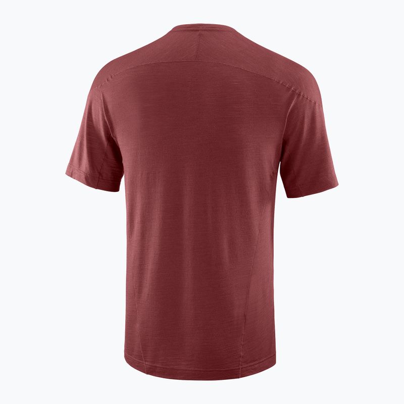 Koszulka do biegania męska Salomon Ultra Tee syrah 6
