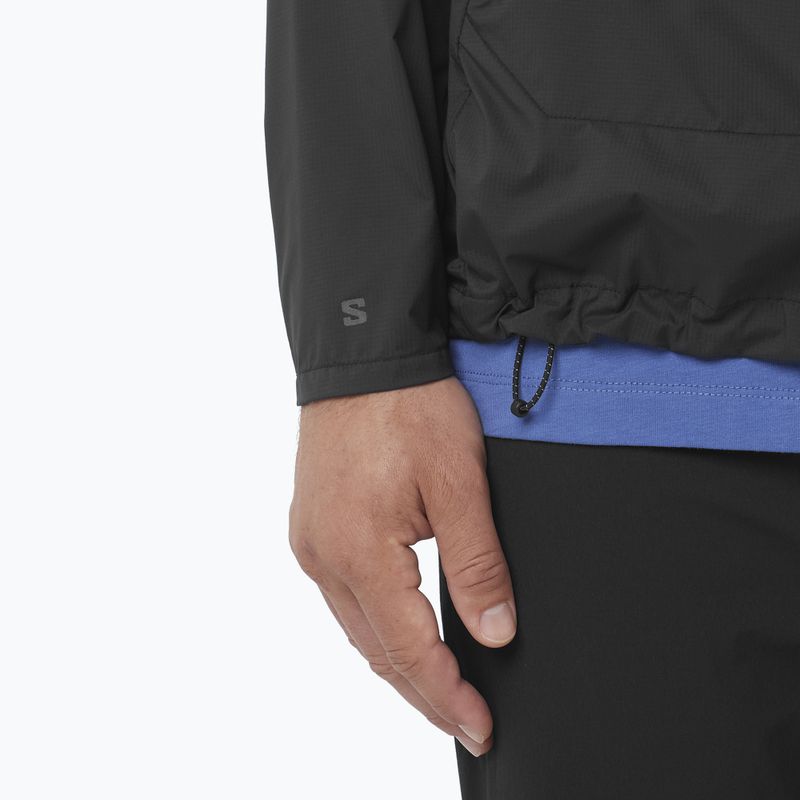Kurtka przeciwwiatrowa damska Salomon Outwind Full Zip deep black 5