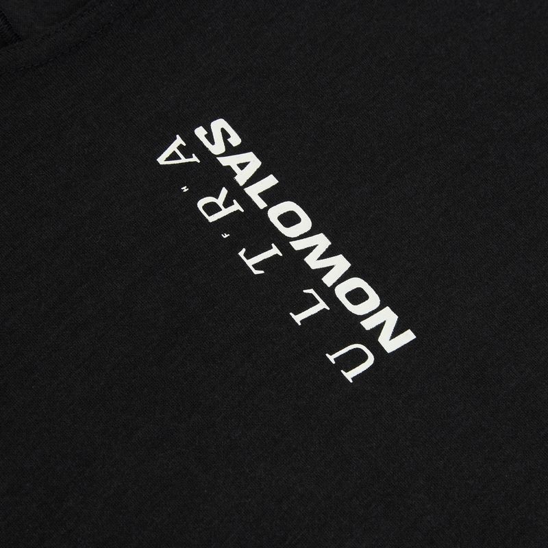 Koszulka do biegania męska Salomon Ultra Tee deep black 7
