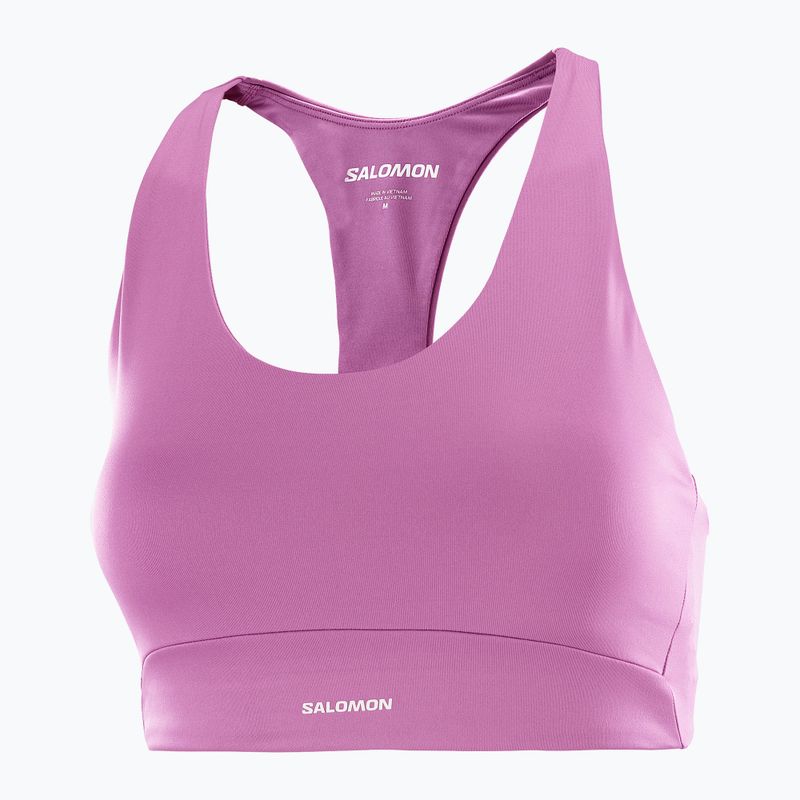 Biustonosz treningowy Salomon SHAKEout Core iris orchid