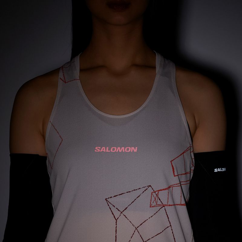 Koszulka do biegania damska Salomon S/Lab Speed Tee lilac ash 5