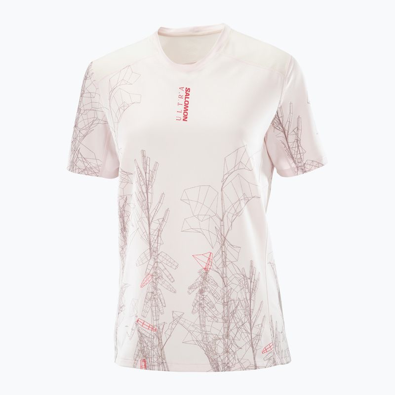 Koszulka do biegania damska Salomon S/Lab Ultra Tee Aop lilac ash 4