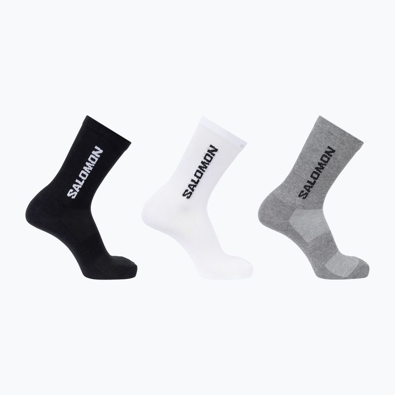 Skarpety Salomon Everyday Lite Crew 3 pack black/white/frost gray