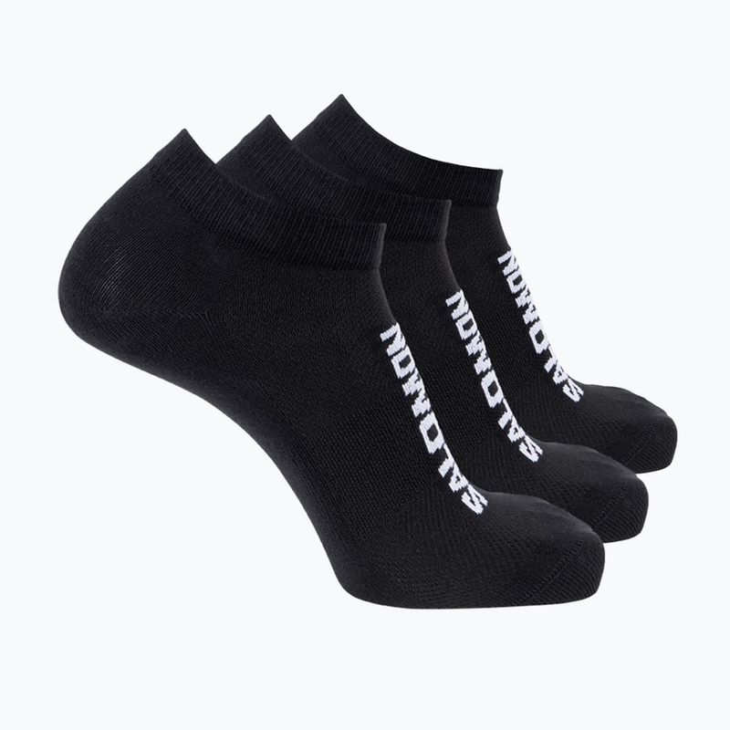 Skarpety Salomon Everyday Lite Low 3 pary black/black/black