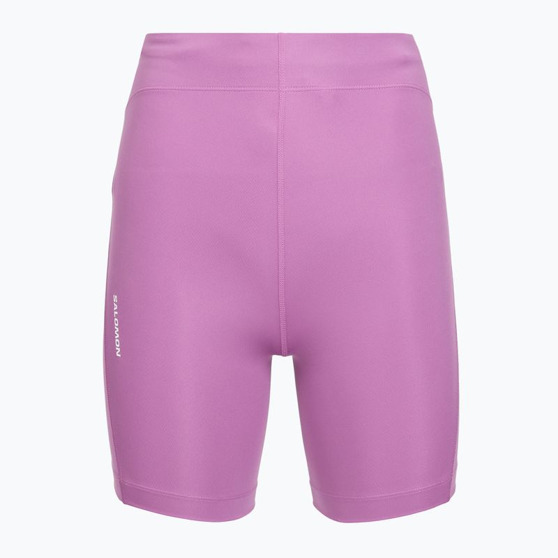 Spodenki do biegania damskie Salomon Shakeout Core Tight 6" iris orchid