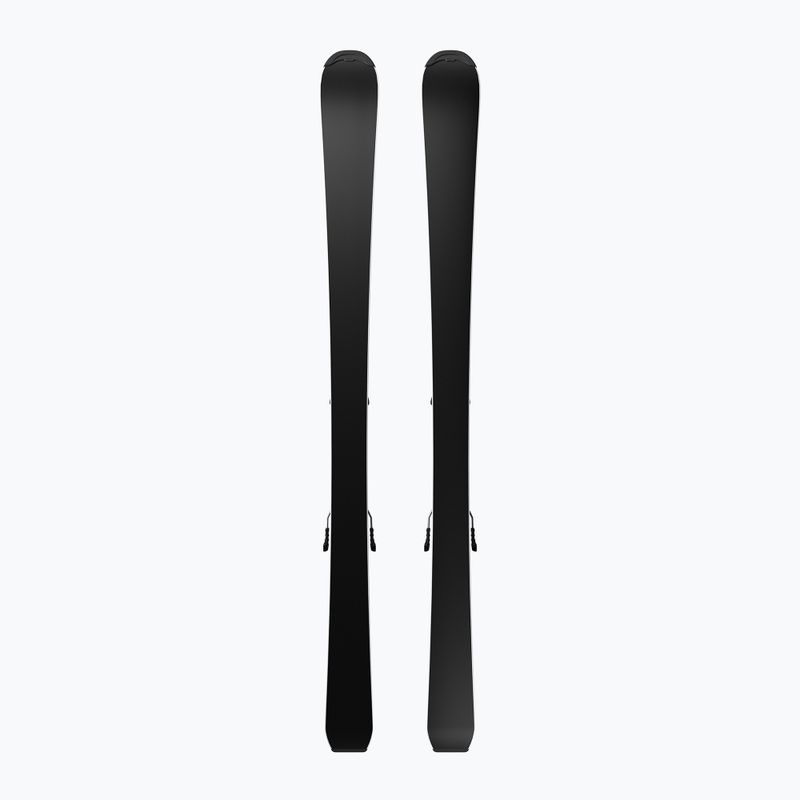 Narty zjazdowe dziecięce Salomon QST Jr Black M + wiązania L6 GW black/neon punch 2