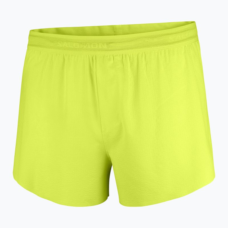 Spodenki do biegania męskie Salomon Sense Aero SPLT 3" acid lime