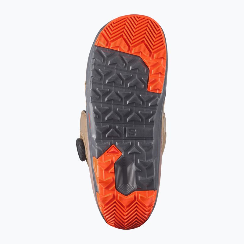 Buty snowboardowe męskie Salomon Launch Boa SJ Boa kelp/brown lentil/dragon fire 3