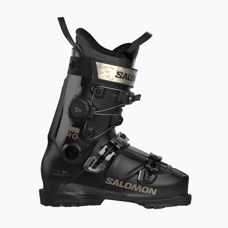 Buty narciarskie damskie Salomon S/Pro Alpha C Boa 85 W black/dark gray met./light bronze met.