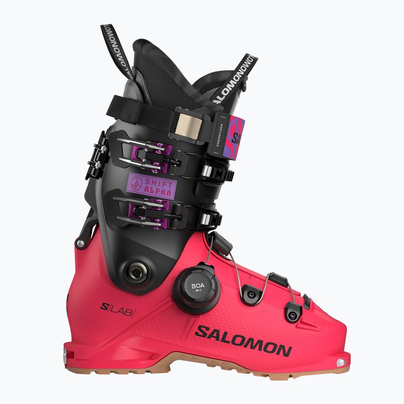 Buty narciarskie męskie Salomon S/Lab Shift Alpha Boa 140 raspberry/black/pansy