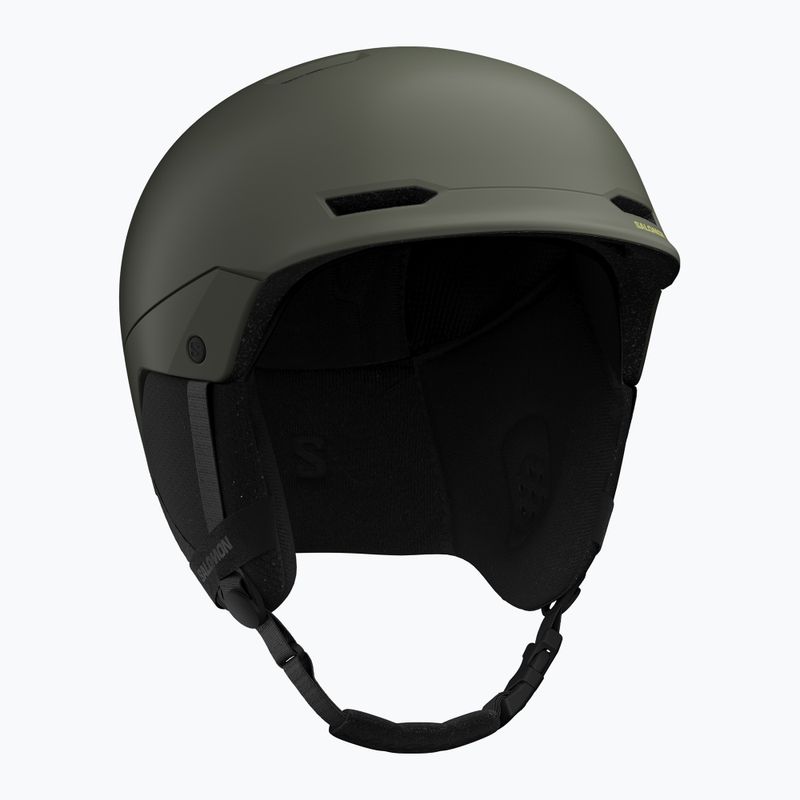 Kask narciarski dziecięcy Salomon Husk Jr castor gray