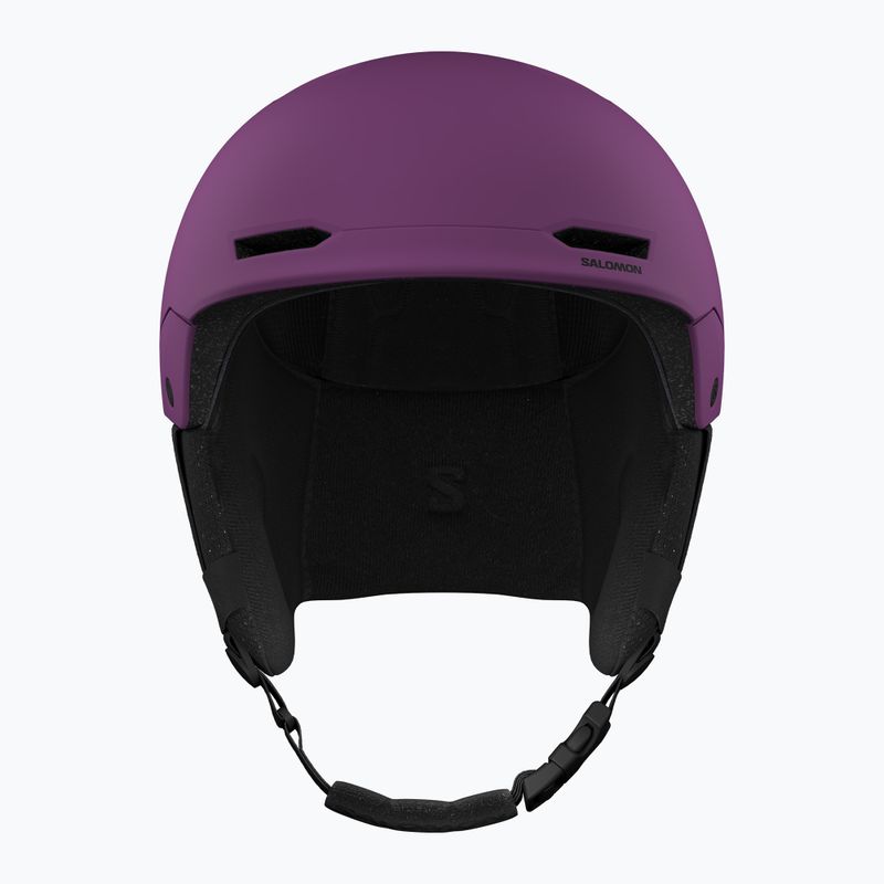 Kask narciarski dziecięcy Salomon Husk Jr pansy 4