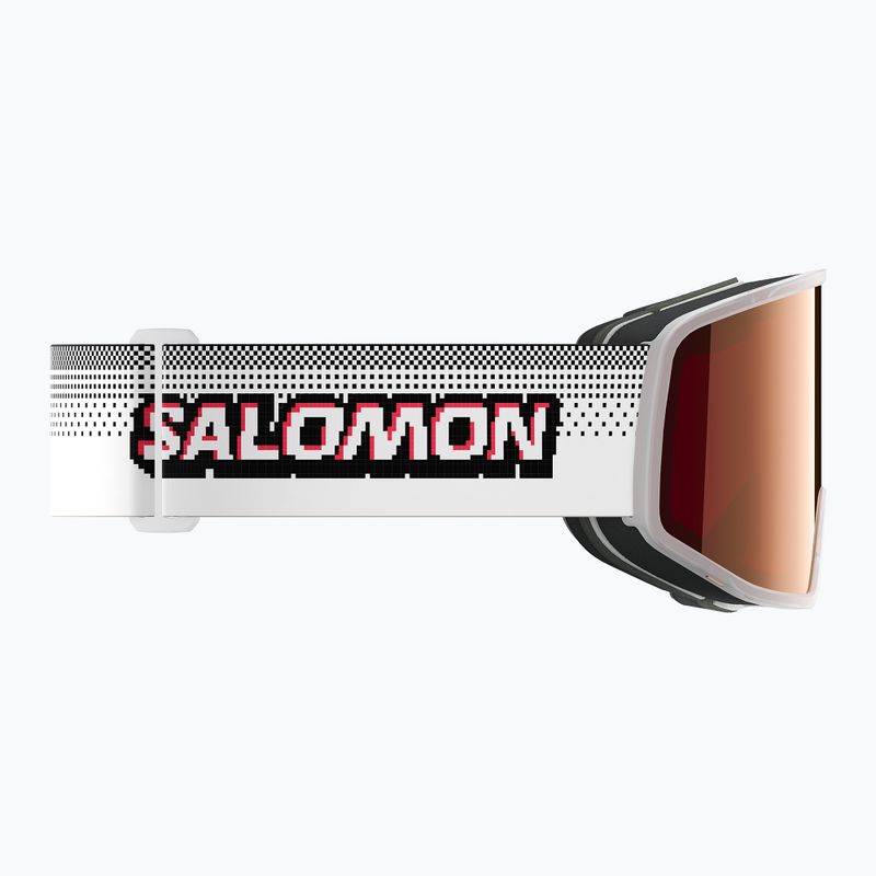 Gogle narciarskie Salomon Sentry Pro Sigma S3 translucent frozen/sigma fire red 5