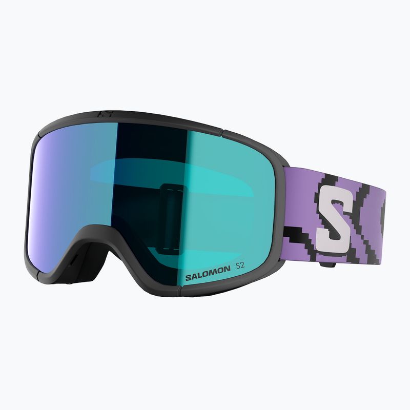 Gogle narciarskie Salomon Aksium 2.0 S S2 black pansy/ml mid blue