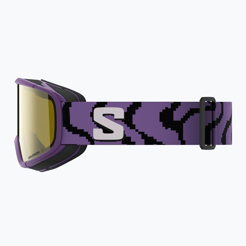 Gogle narciarskie dziecięce Salomon Lumi Acces Jr S1 pansy/flash yellow 4