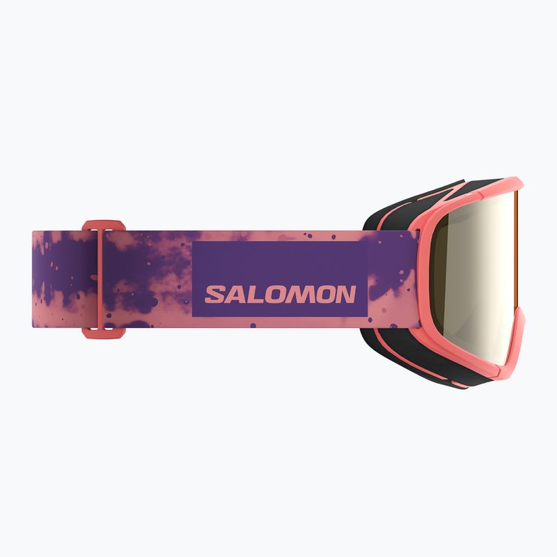 Gogle narciarskie dziecięce Salomon Lumi Acces Jr S2 sun kissed coral/flash gold 5