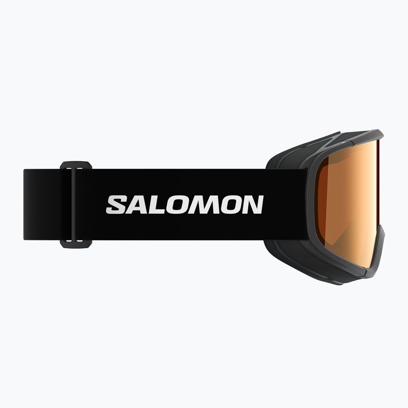 Gogle narciarskie dziecięce Salomon Rio S2 black/flash tonic orange 5