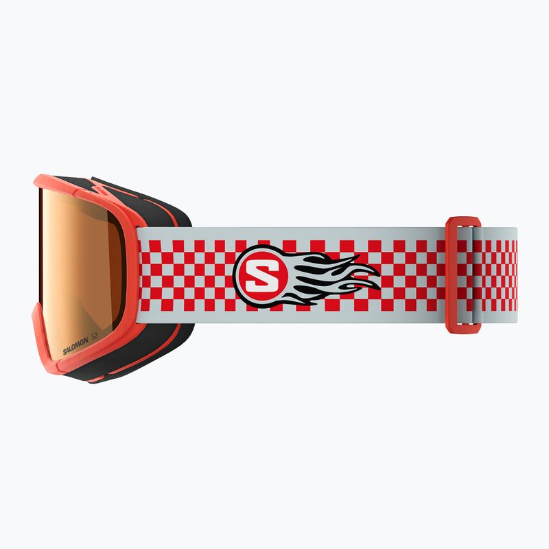 Gogle narciarskie dziecięce Salomon Rio S2 cherry tomato/flash tonic orange 3
