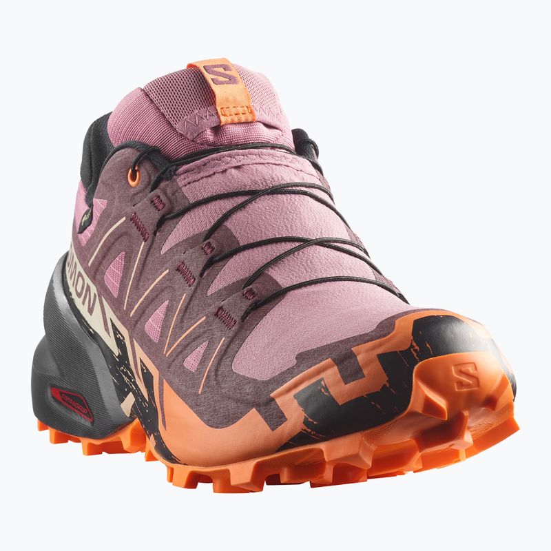 Buty do biegania damskie Salomon Speedcross 6 GTX dusky orchid/huckleberry 9