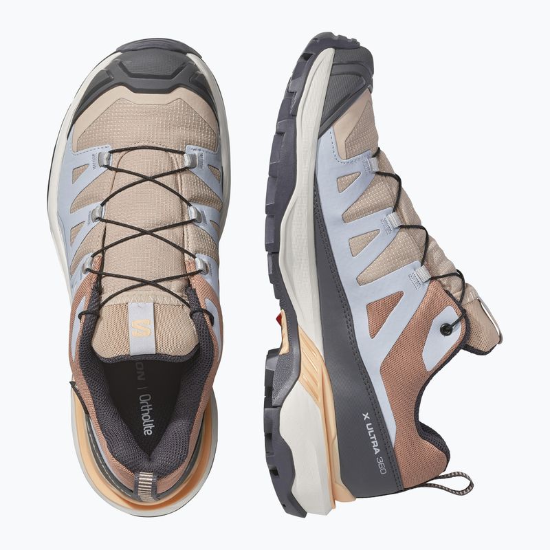 Buty trekkingowe damskie Salomon X Ultra 360 GTX oxford tan/pearl blue 10
