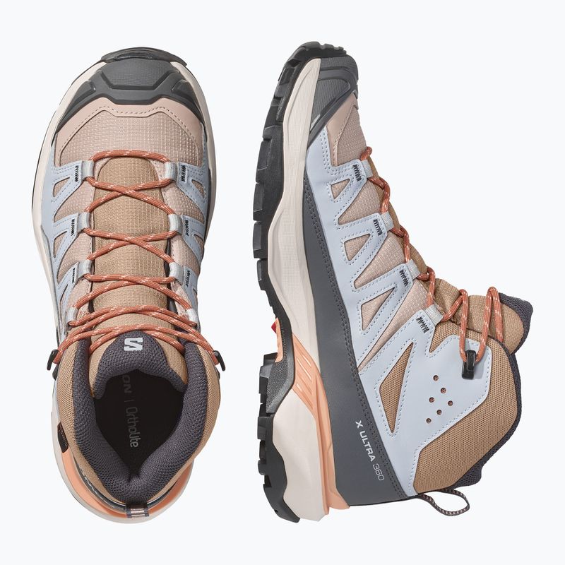 Buty trekkingowe damskie Salomon X Ultra 360 MID GTX oxford tan/pearl blue 13