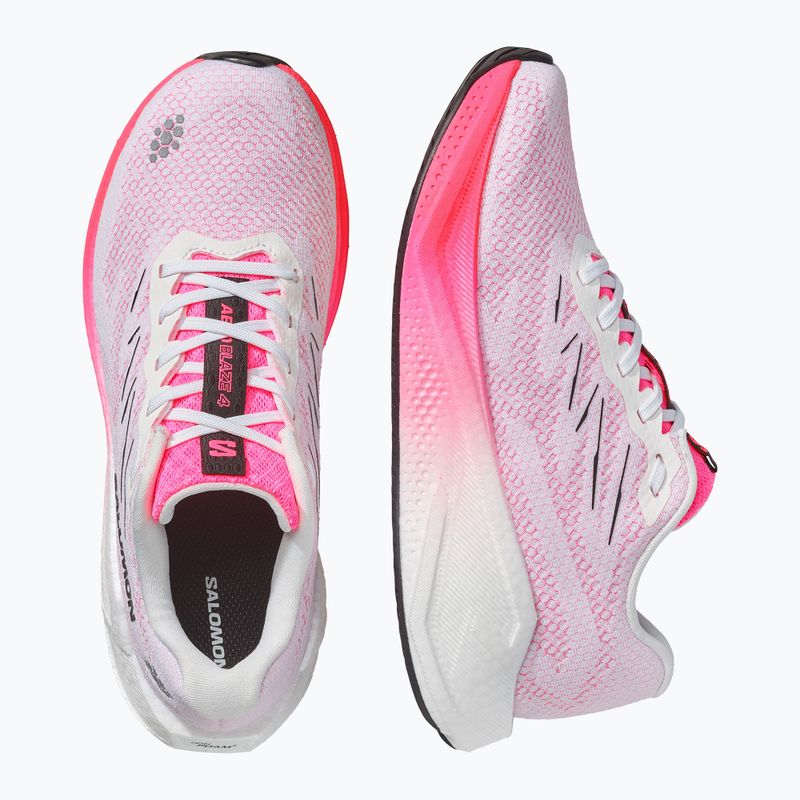 Buty do biegania damskie Salomon Aero Blaze 4 white/knockout pink 10