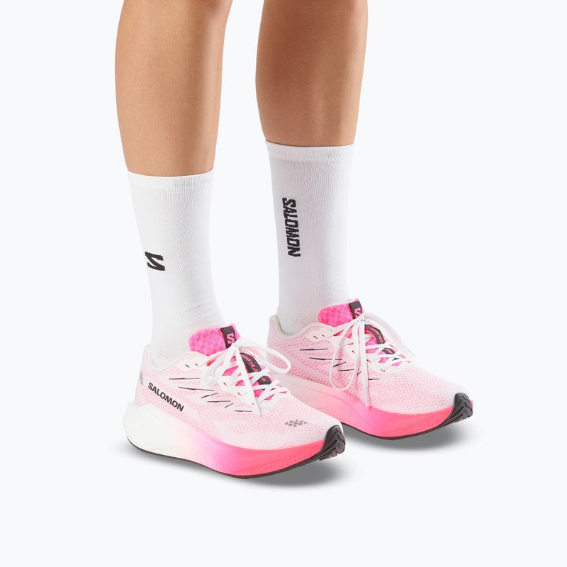 Buty do biegania damskie Salomon Aero Blaze 4 white/knockout pink 12