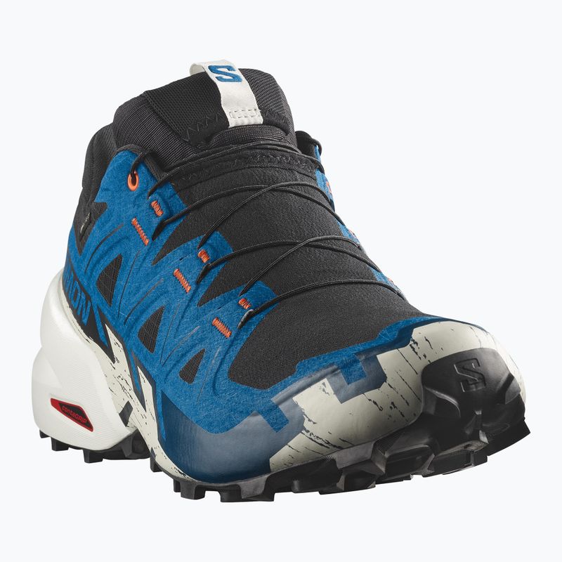 Buty do biegania męskie Salomon Speedcross 6 GTX black/mykonos blue 9