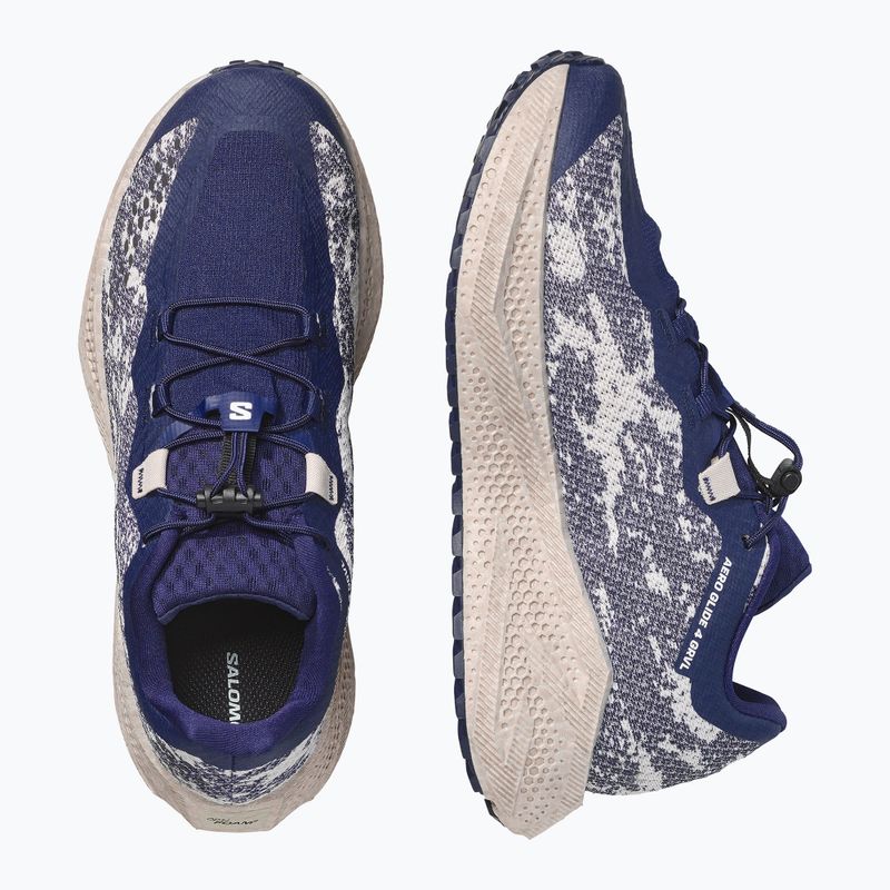 Buty do biegania męskie Salomon Aero Glide 4 GRVL maritime blue/silver cloud 11